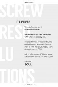Soul Cycle email