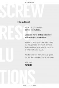 Soul Cycle email